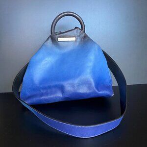 Marc By Marc Jacobs Blue Leather Ombre 2 Way Shoulder Bag